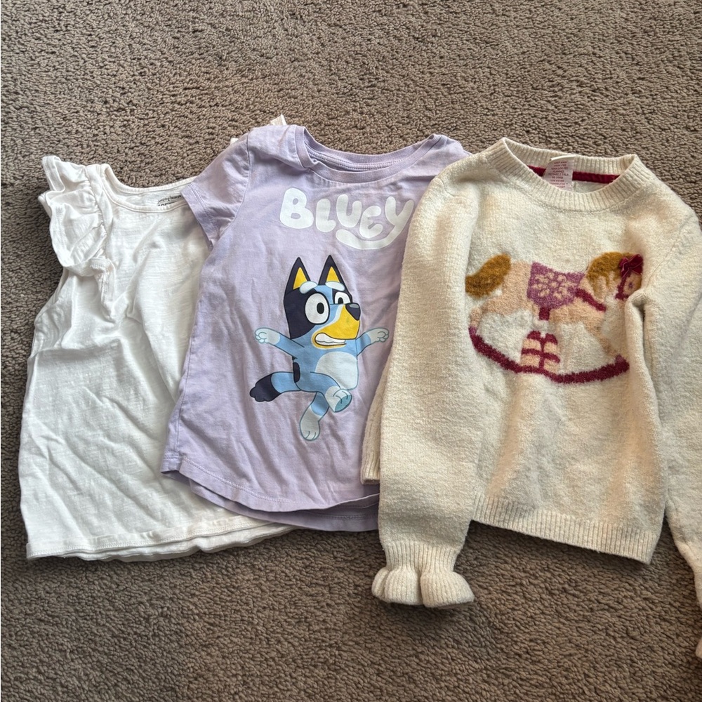 Purple Kids T-Shirt with Cartoon Design